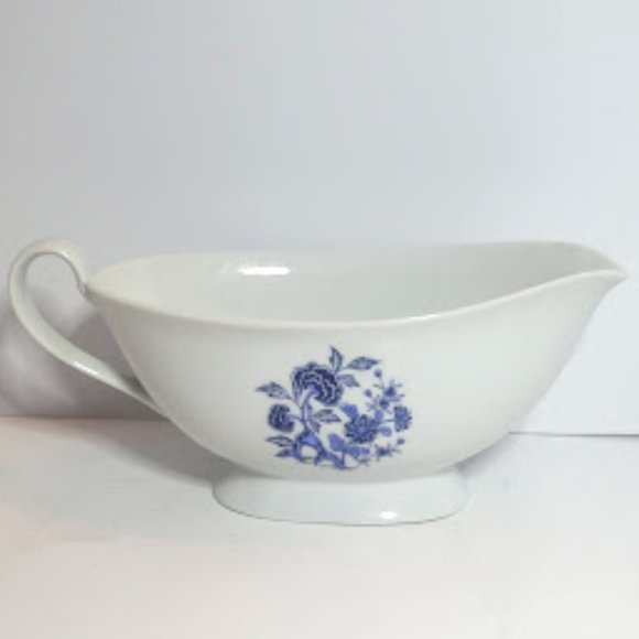 VINTAGE LENNOLD BLUE MEISSEN GRAVY BOAT (NO UNDERPLATE) - Picture 2 of 8